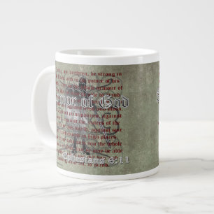Grande Tasse Armure de Dieu, Éphésiens 6:10-18, Soldat chrét