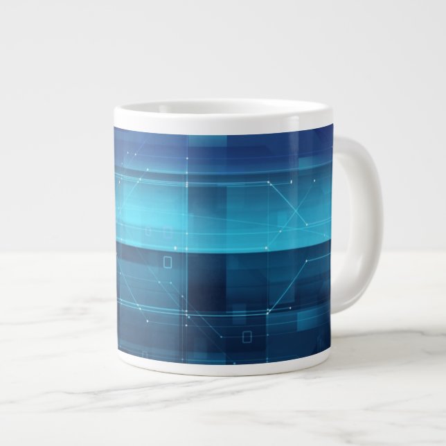 Grande Tasse Arrière - plan numérique de pointe (Devant droit)