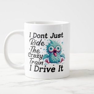 Grande Tasse Art de mots de train fou de sarcasme drôle 