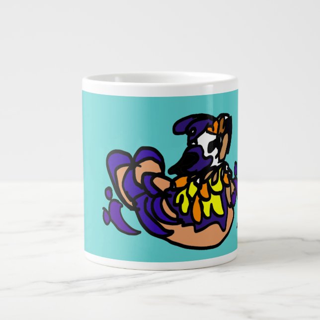 Grande Tasse art du canard mandarin (Devant)