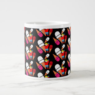 Grande Tasse Art vintage rétro de glace