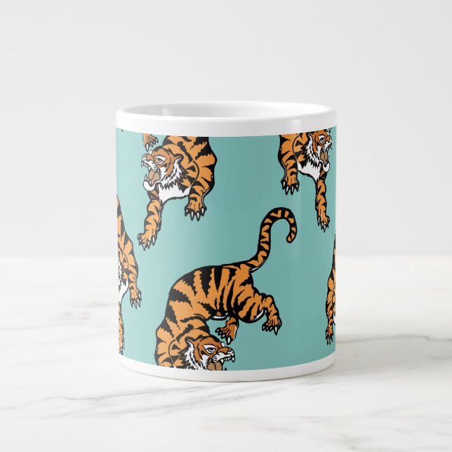 Grande Tasse Asia Tiger Pattern (Devant)