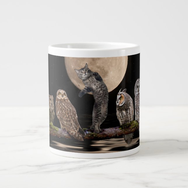 Grande Tasse Asio dansant avec les hiboux (Devant)