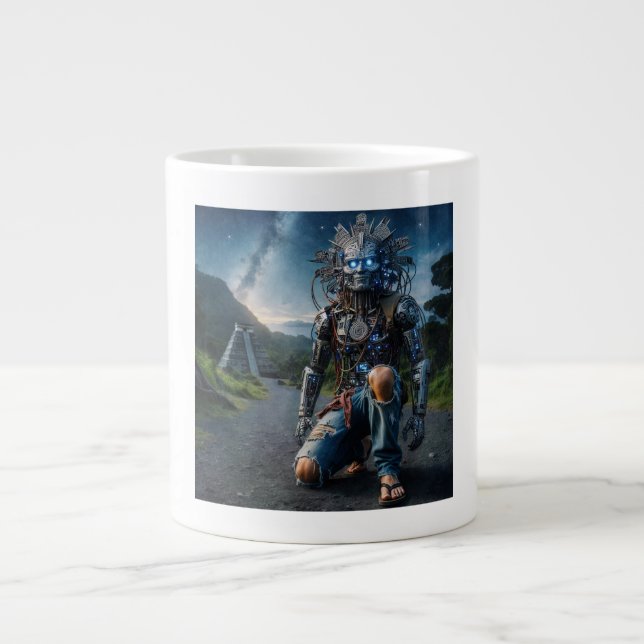 Grande Tasse Astral Blue Jeans guerrier (Devant)