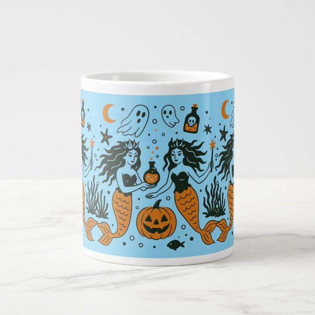 Grande Tasse Atlantide hantée : Une ville engloutie avec des ru (Devant)