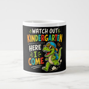 Grande Tasse Attention maternelle j'arrive Dino