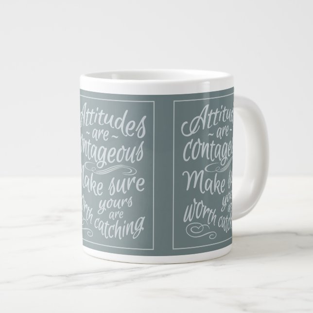 Grande Tasse ATTITUDES boules de motivation (Devant droit)