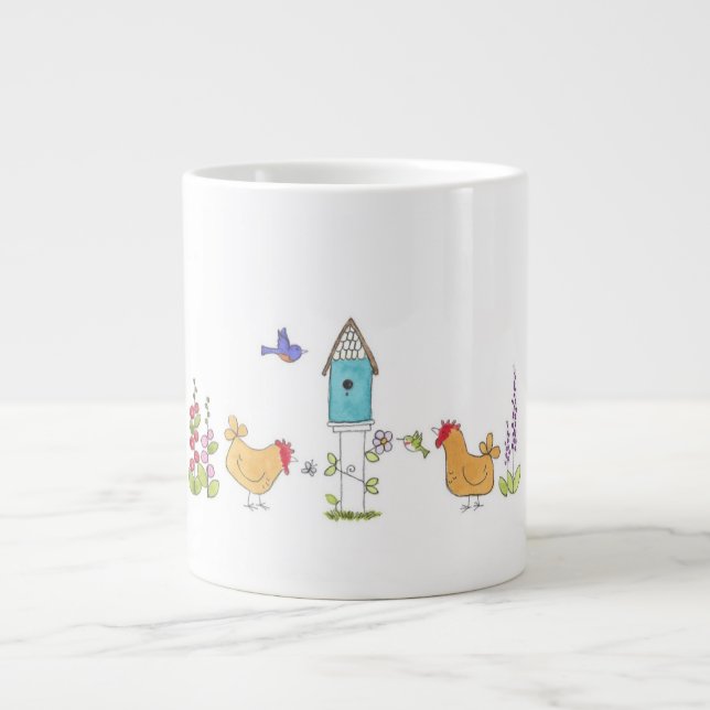 Grande Tasse Au Birdhouse (Devant)