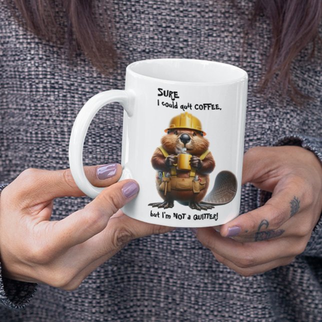 Grande Tasse Aucun Quitter (Créateur téléchargé)