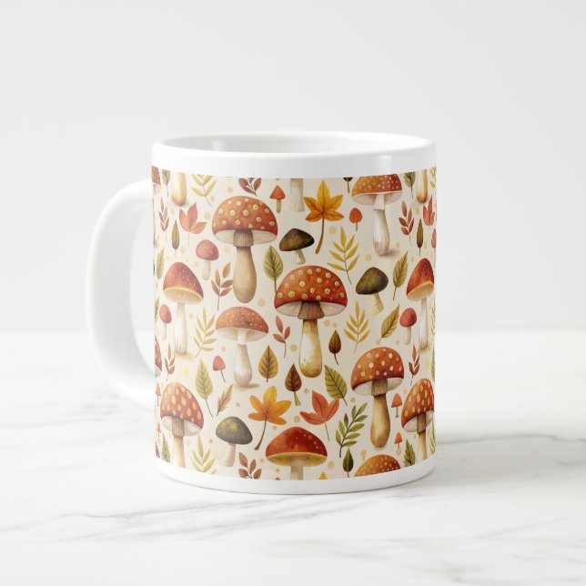 Grande Tasse Autumn Mushrooms (Devant gauche)