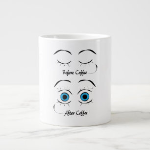 Grande Tasse Avant le café/Après le café