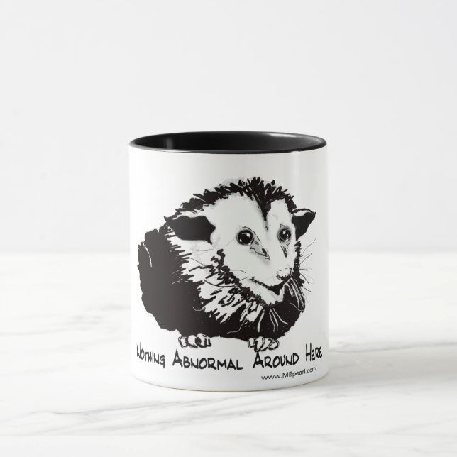 Grande tasse avec l'image d'opossum et le (Centre)