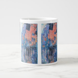 Grande Tasse Avenue dans la pluie par Frederick Childe Hassam