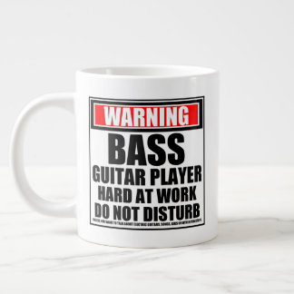 Grande Tasse Avertissement Lecteur de basse guitare dur au trav