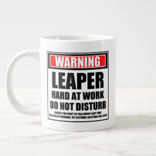 Grande Tasse Avertissement Moins dur au travail ne dérangent pa