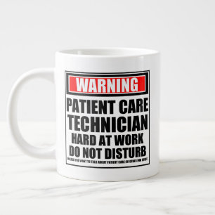 Grande Tasse Avertissement Technicien En Soins Aux Patients Dur