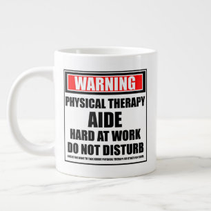 Grande Tasse Avertissement Traitement Physique Aide Dur Au Trav