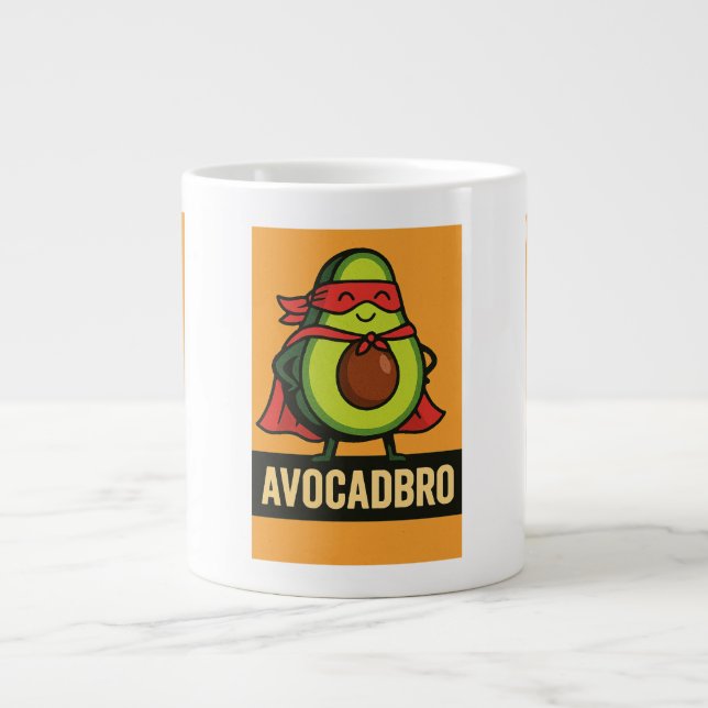 Grande Tasse Avocadbro - Superfood avec superpuissances (Devant)