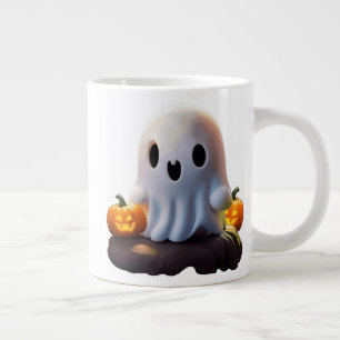 Grande Tasse Baby Ghost Déplaisant mignon caractère Halloween