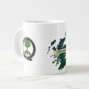 Grande Tasse Badge de clan Abercrombie et carte de tarte