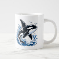 Baleine orque mignonne Graphique océanique pour en