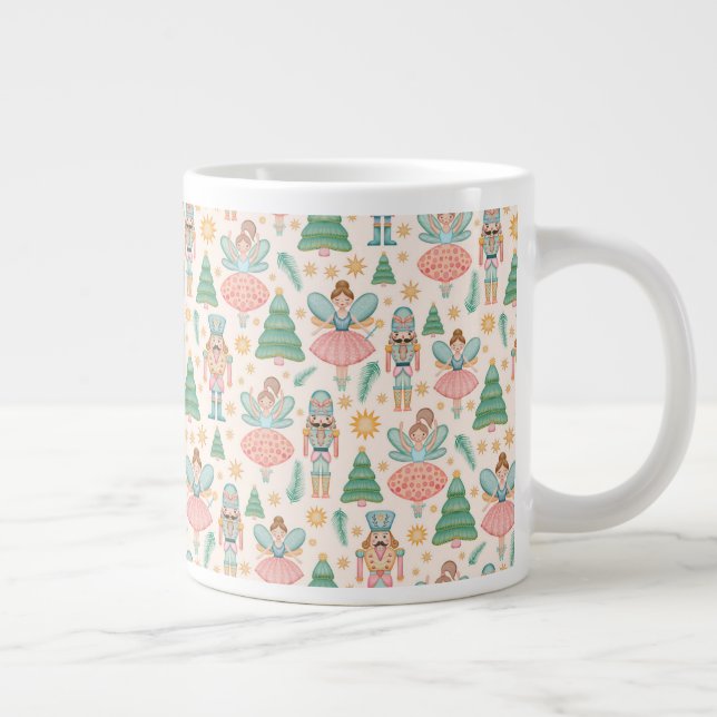 Grande Tasse Ballet et fées de craquelins sur Arrière - plan de (Droite)