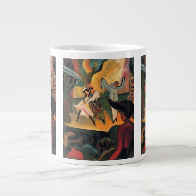 Grande Tasse Ballet Russes, Ballet russe par August Macke (Devant)