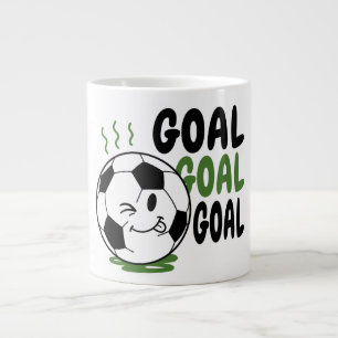 Grande Tasse Ballon de foot drôle, but de foot