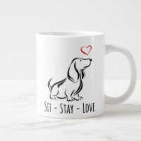 Basset Hound Sit-Stay-Love