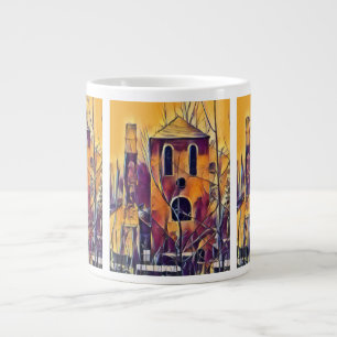 GRANDE TASSE BÂTIMENT D'ANGLETERRE VICTORIENNE