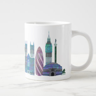 Grande Tasse Bâtiments couleur Skyline de Londres