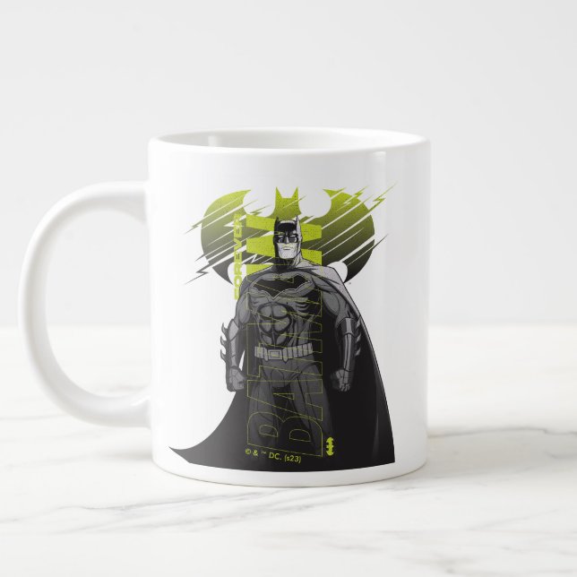Grande Tasse Batman Power Up Caractère Art (Gauche)