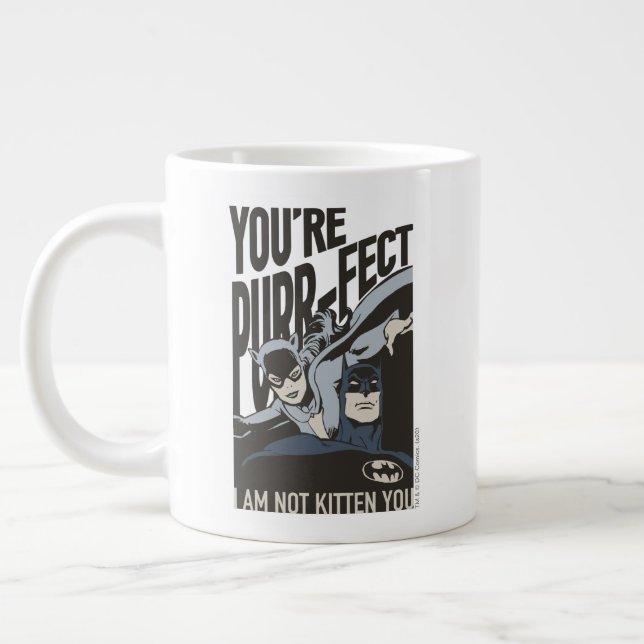Grande Tasse Batman Valentine | Catwoman - Vous êtes Purr-fect (Gauche)