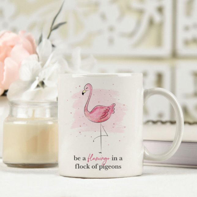 Grande Tasse Be a Flamingo (Créateur téléchargé)
