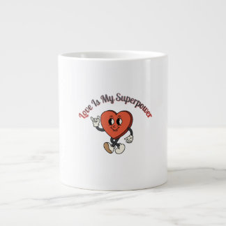 Grande Tasse Be Mine 2026 – Retro Valentine Love Typography