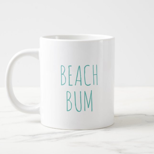 Grande Tasse "Beach Bum" Simple Farmhouse moderne (Gauche)