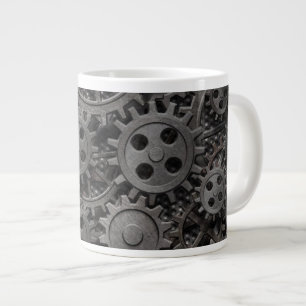 Grande Tasse Beaucoup d'anciens engrenages ou pièces de machine