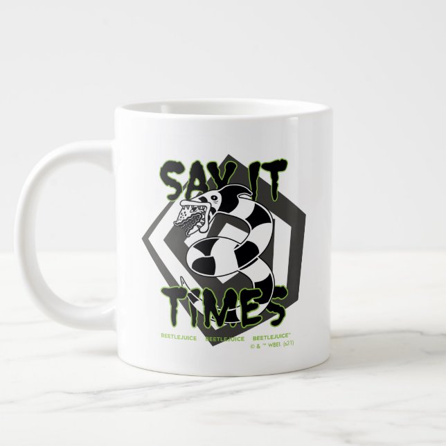 Grande Tasse Beetlejus | Dites-Le 3 Fois (Gauche)