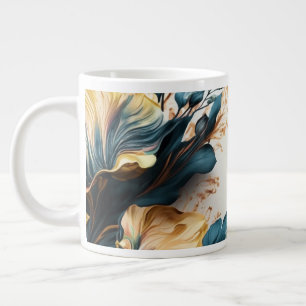 Grande Tasse Belle aquarelle fleurie