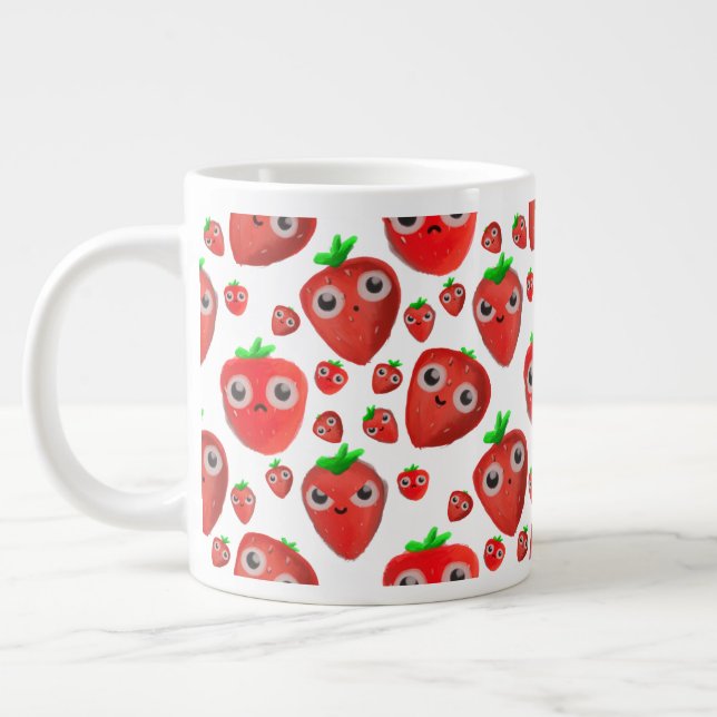 Grande Tasse Belles petites fraises (Gauche)