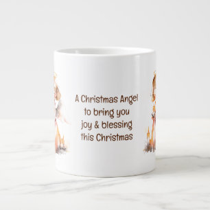 Grande Tasse Bénédiction de l'ange de Noël