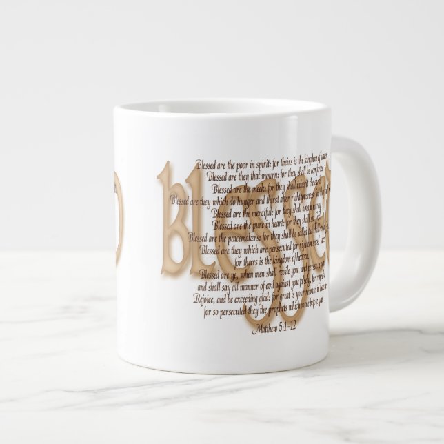 Grande Tasse Béni - béatitudes (Devant droit)