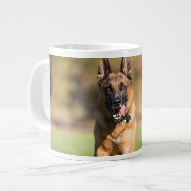 Grande Tasse Berger allemand en course (Devant gauche)