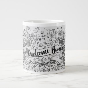 Grande Tasse Bienvenue à la Maison Noms de Courtiers Personnali