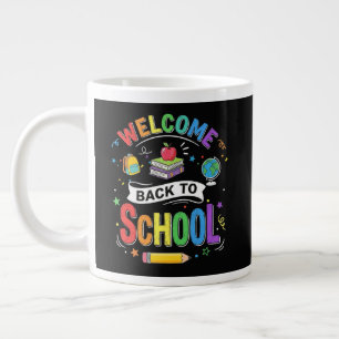 Grande Tasse Bienvenue à l'école les enfants Enseignant Premier