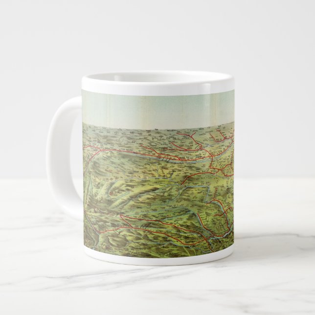 Grande Tasse Birdseyes Vue sur les grandes plaines (Devant gauche)