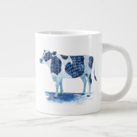 Bleu de cobalt Animaux de ferme - Vache