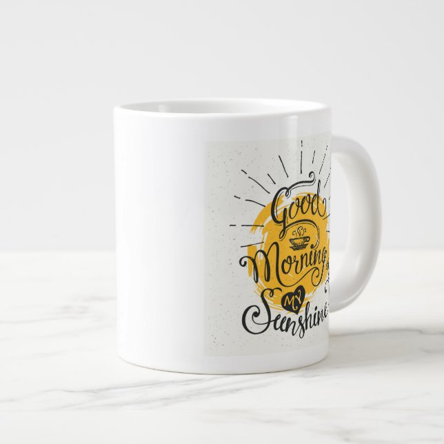 Grande Tasse Bonjour mon soleil (Devant droit)