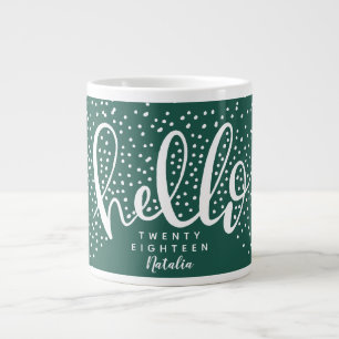 Grande Tasse Bonjour Noël neige neige