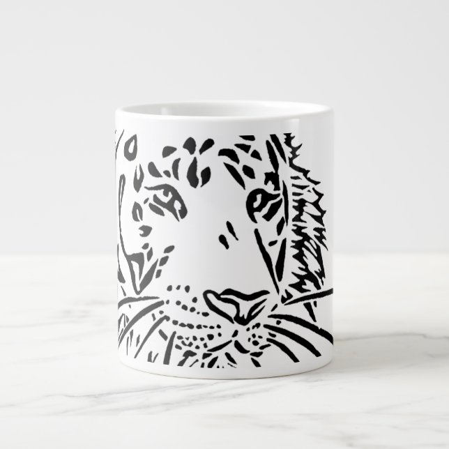 Grande Tasse Bouchon de spécialité | 虎 tigre (Devant)